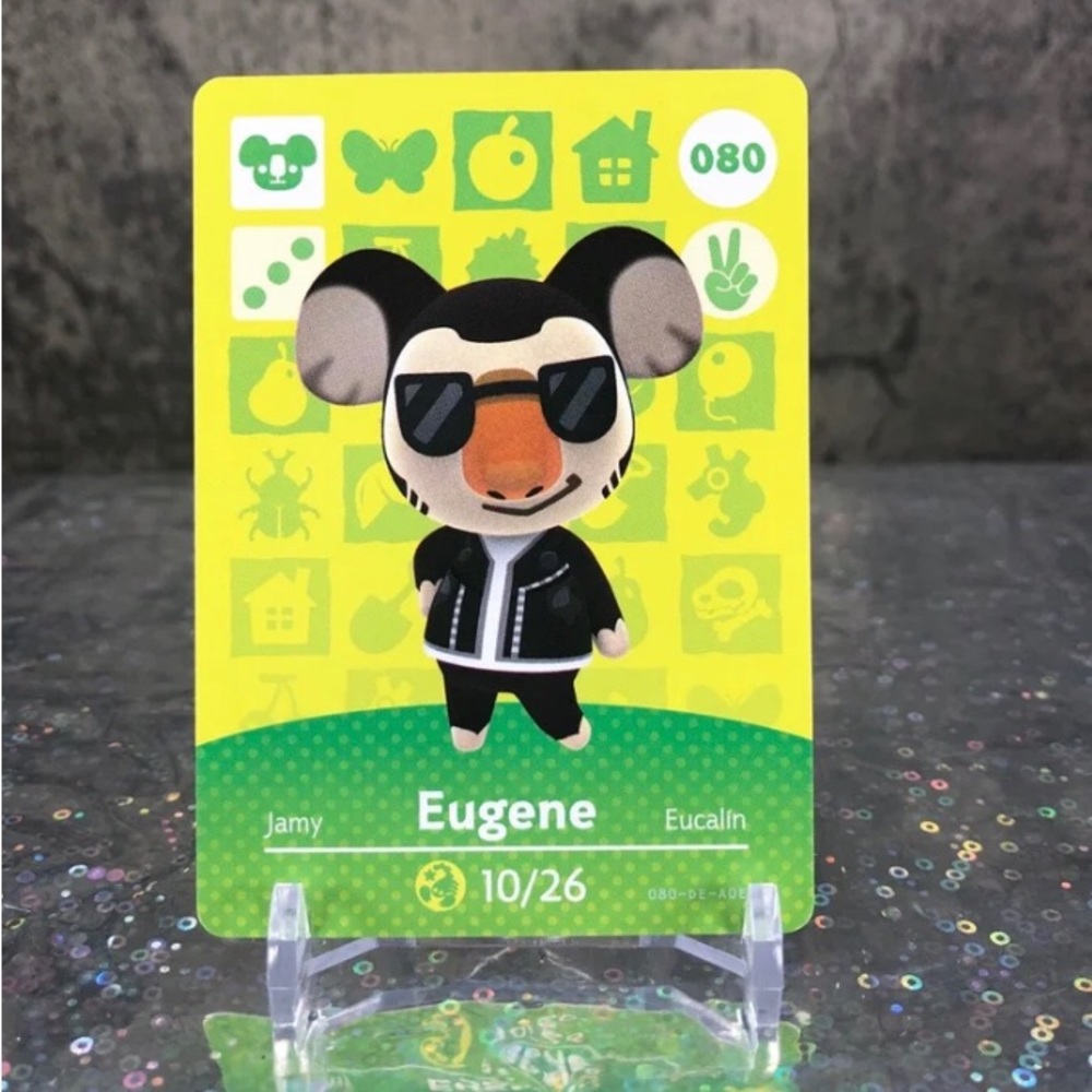 Eugene #080 Animal Crossing Amiibo Card